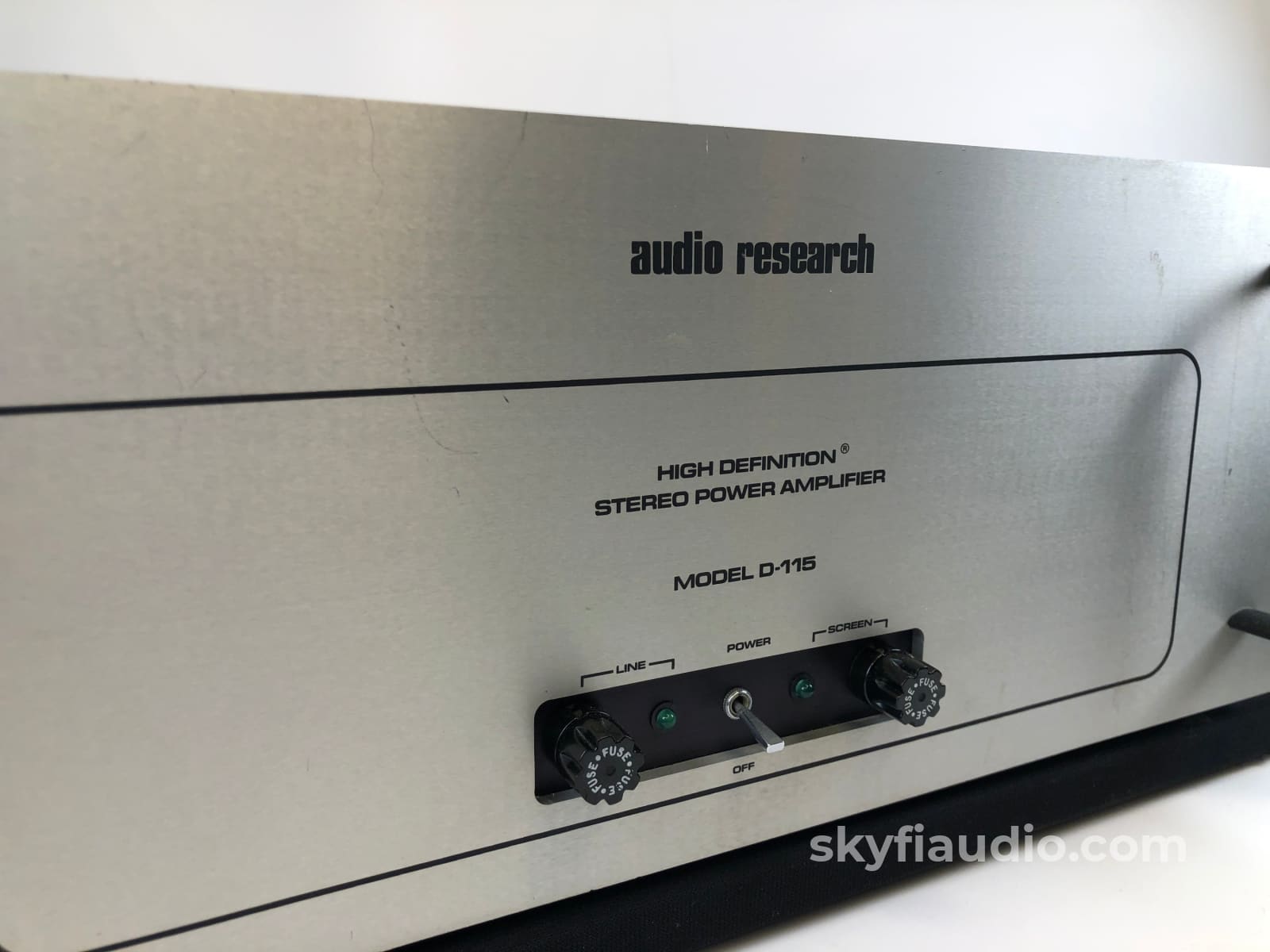 Audio Research D-115 Classic Tube Power Amp - Silver Faceplate Amplifier