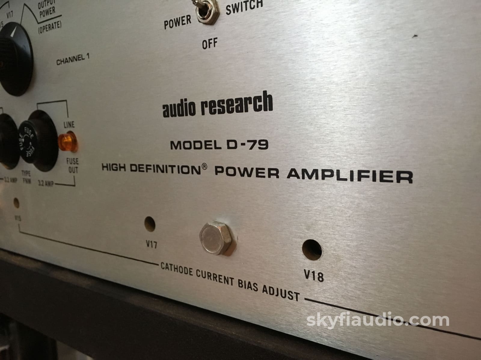Audio Research D-79 Tube Amplifier