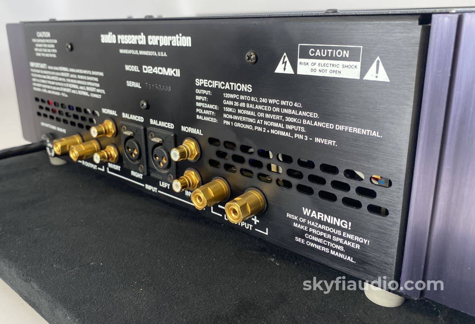 Audio Research D240 Mkii Amplifier - Serviced And Powerful