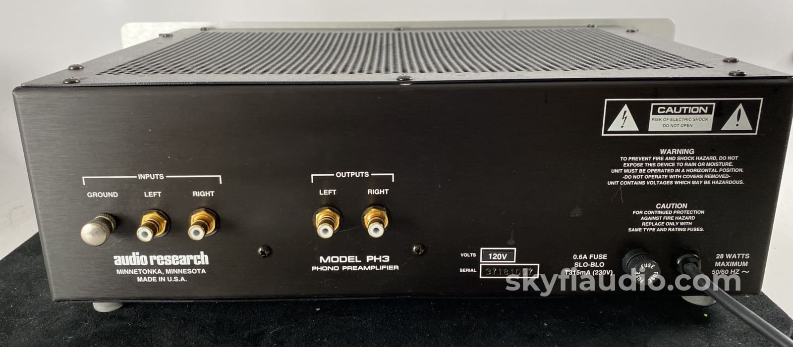 Audio Research Ph3 Hybrid Tube Phono Preamplifier