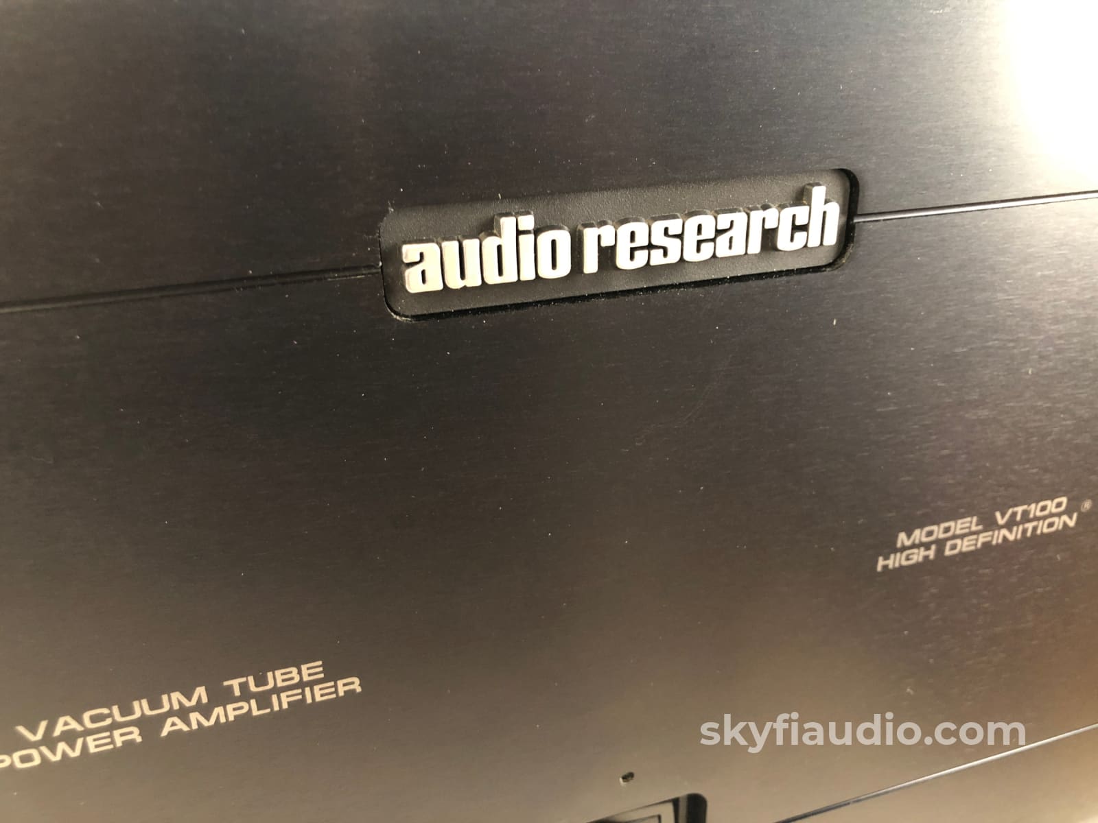 Audio Research Vt100 Mkii Vintage 100W Tube Amplifier - Black Faceplate 110V/220V