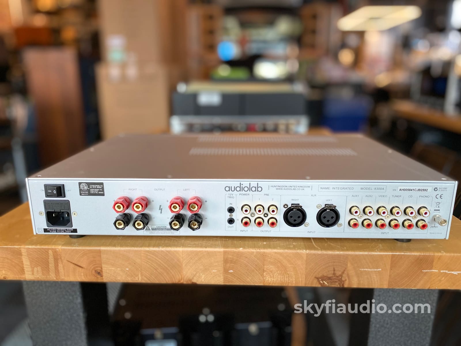 Audiolab 8300A Integrated Amplifier w/Phono – SkyFi Audio