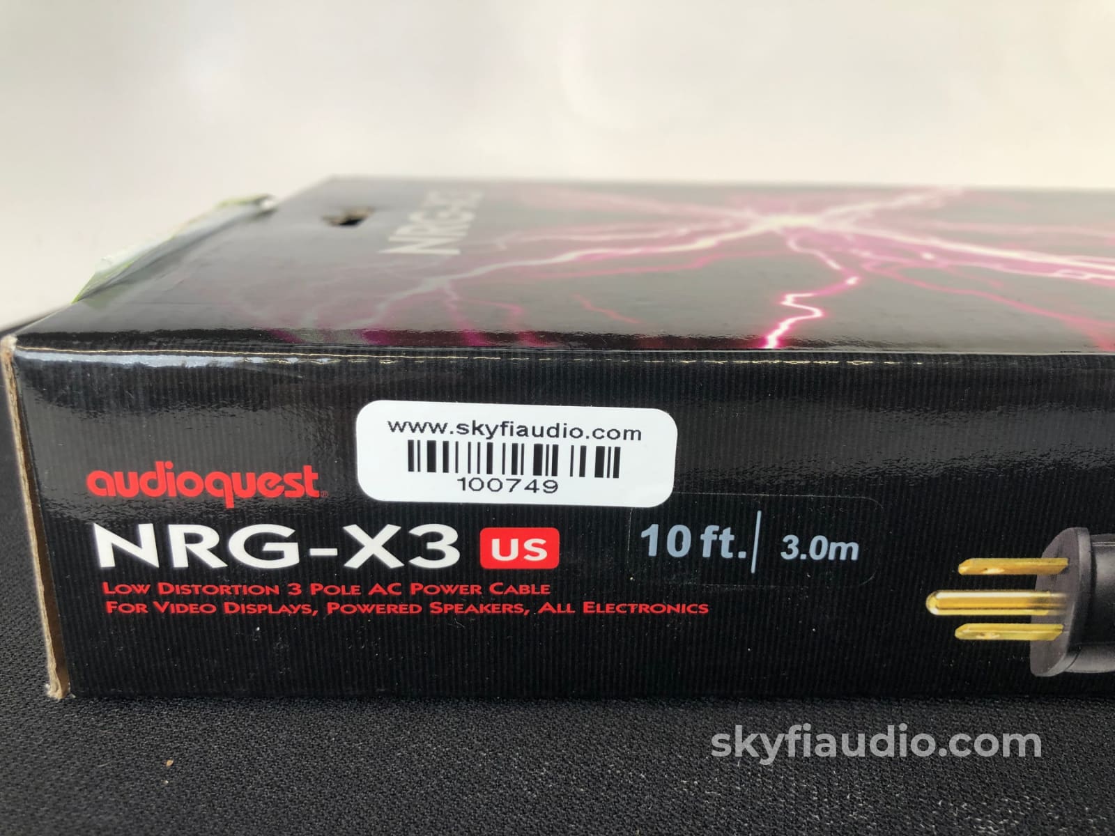 Audioquest Nrg Series - Nrg-X3 Power Cable New In Box 10 Cables