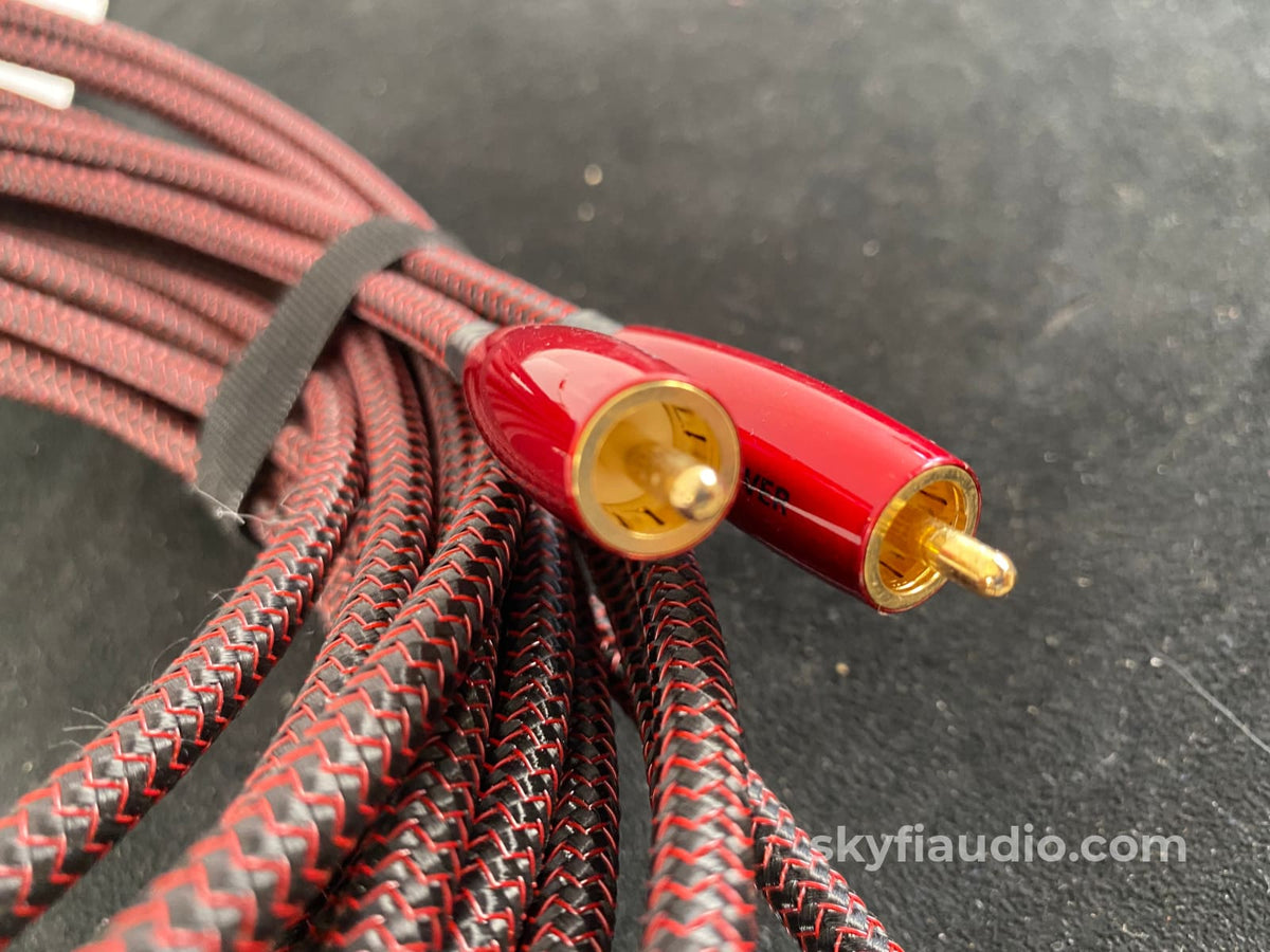 AudioQuest Red River RCA Audio Cable Super Long Custom 20ft Perfec