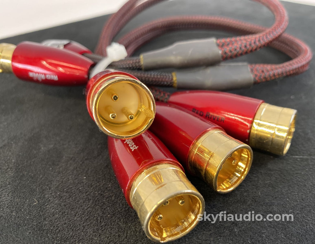 AudioQuest Red River Series Custom XLR YSplitters 1.5'