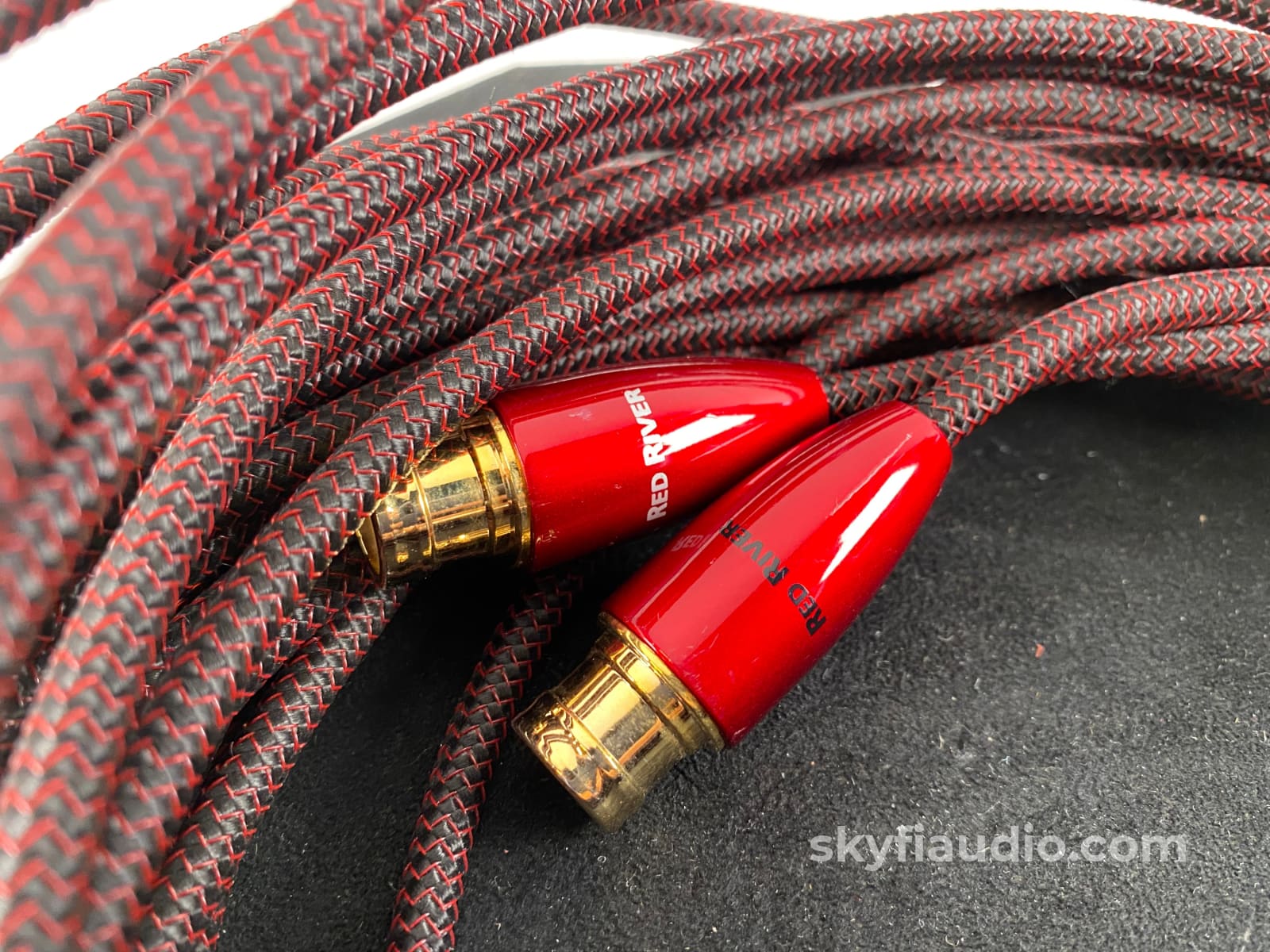 AudioQuest Red River XLR Audio Cable - Super Long Custom 28ft - Perfec