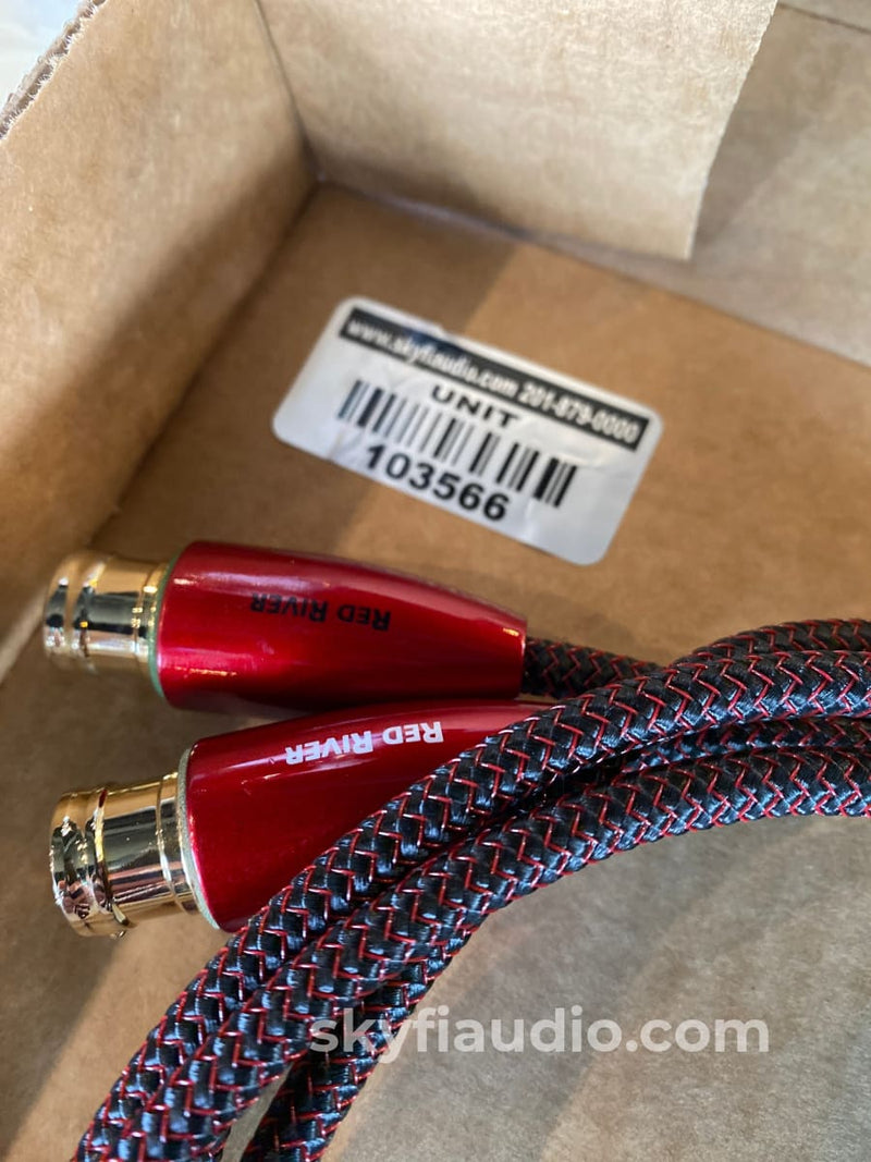 Câble AudioQuest Red River XLR 1 Mètre (paire) - Ouvert Mais Jamais Utilisé