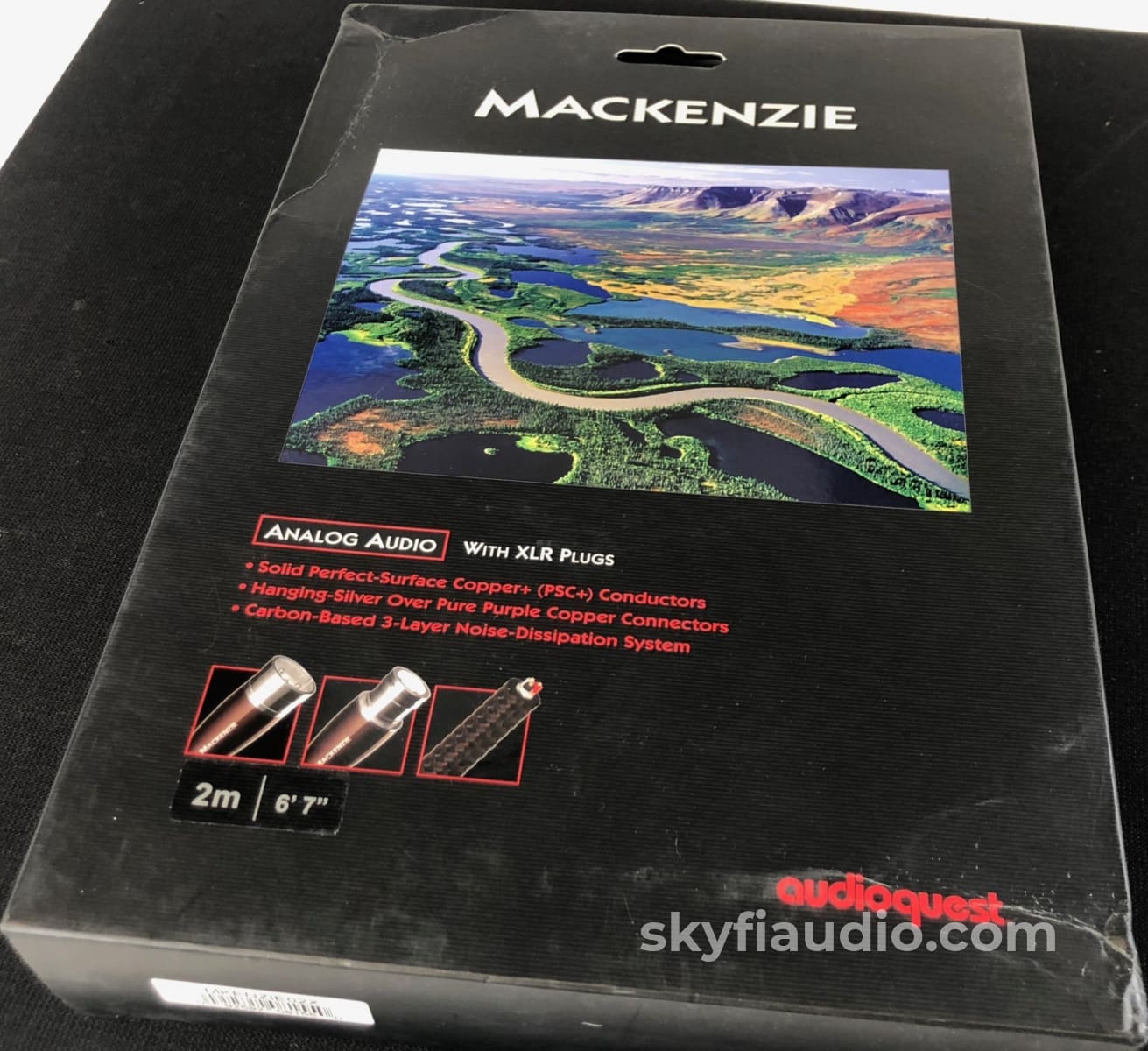Audioquest River Series Mackenzie Xlr - New In Box 2M Cables