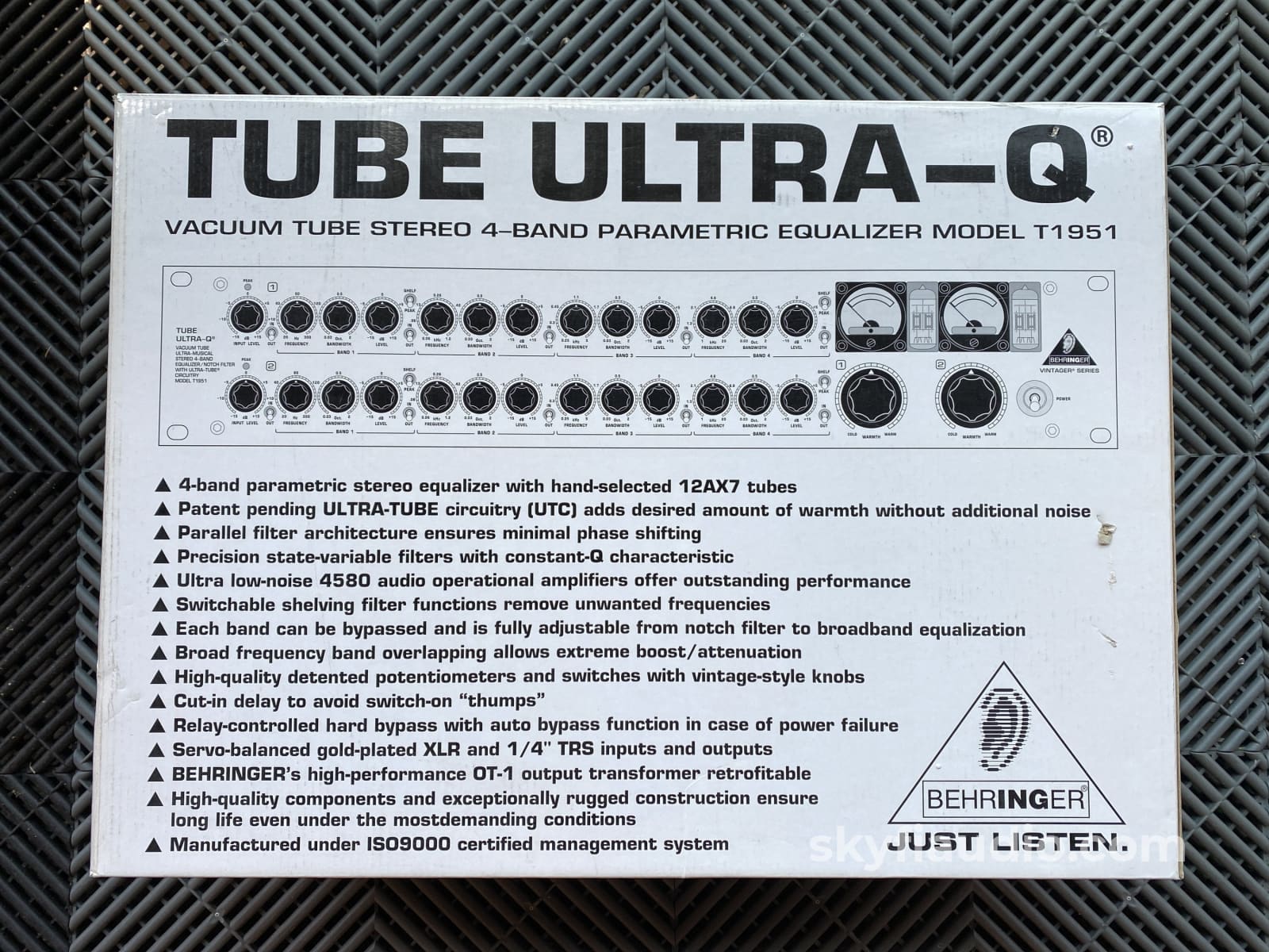 Behringer T1951 Tube Ultra-Q Equalizer - Brand New In Box Accessory
