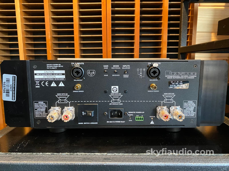 Bryston 4B³ Cubed Stereo Power Amplifier