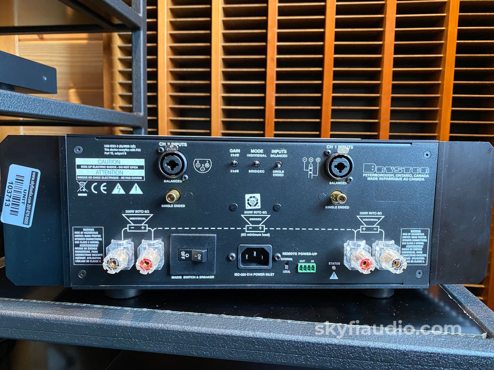 Bryston 4B³ Cubed Stereo Power Amplifier