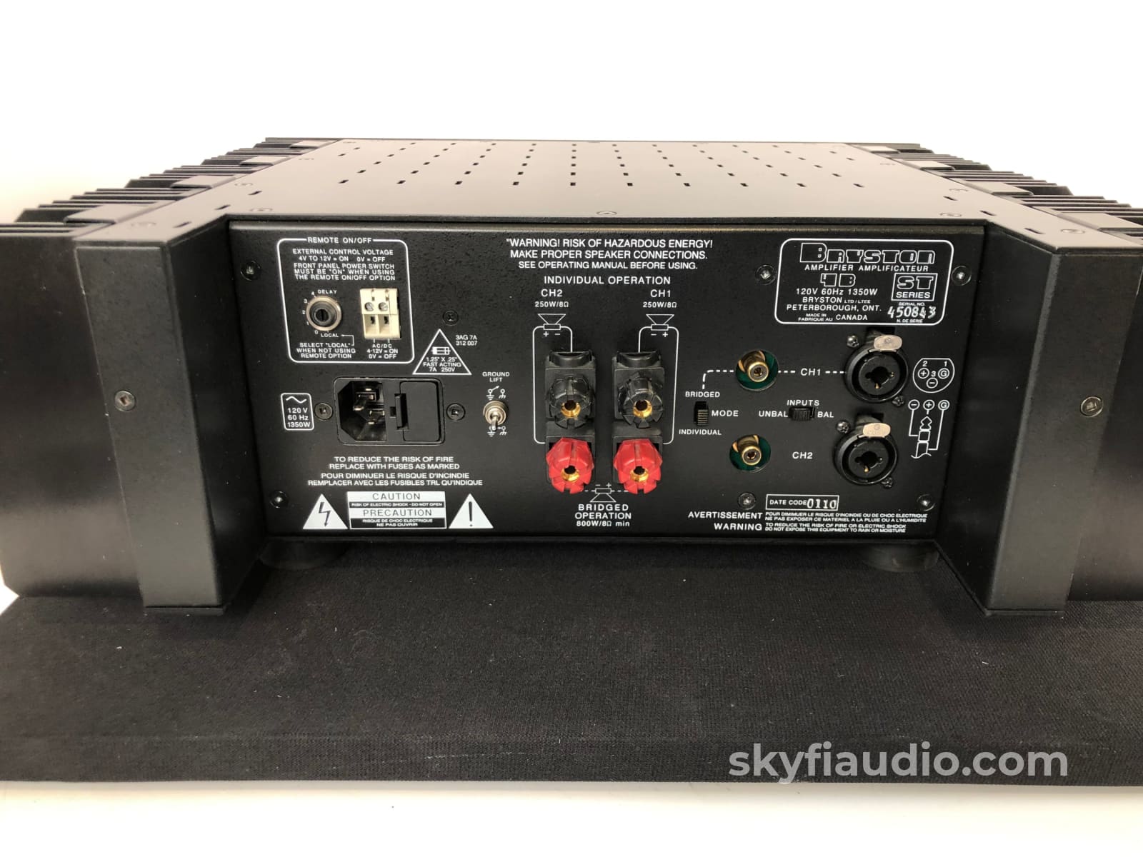 Bryston 4B-St Solid State Stereo Amplifier In Box - Under Warranty