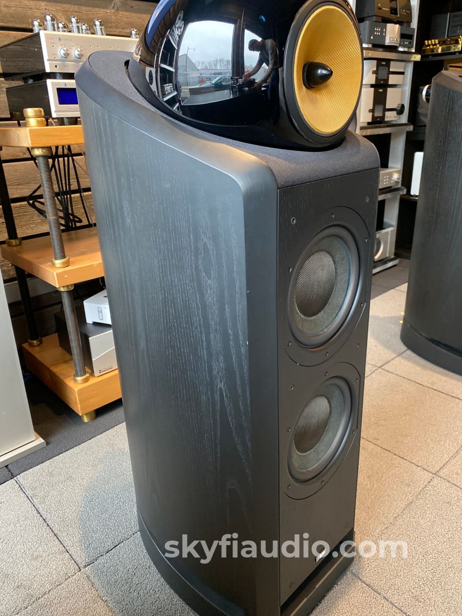 B&W (Bowers & Wilkins) Nautilus 802 Speakers In Black - Minty