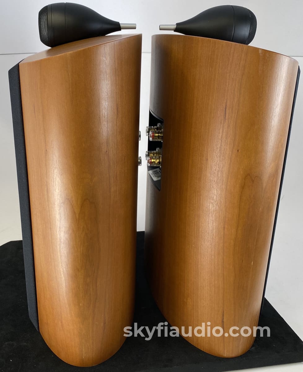 B&W (Bowers & Wilkins) Nautilus Scm1 Home Theater Speakers In Cherry