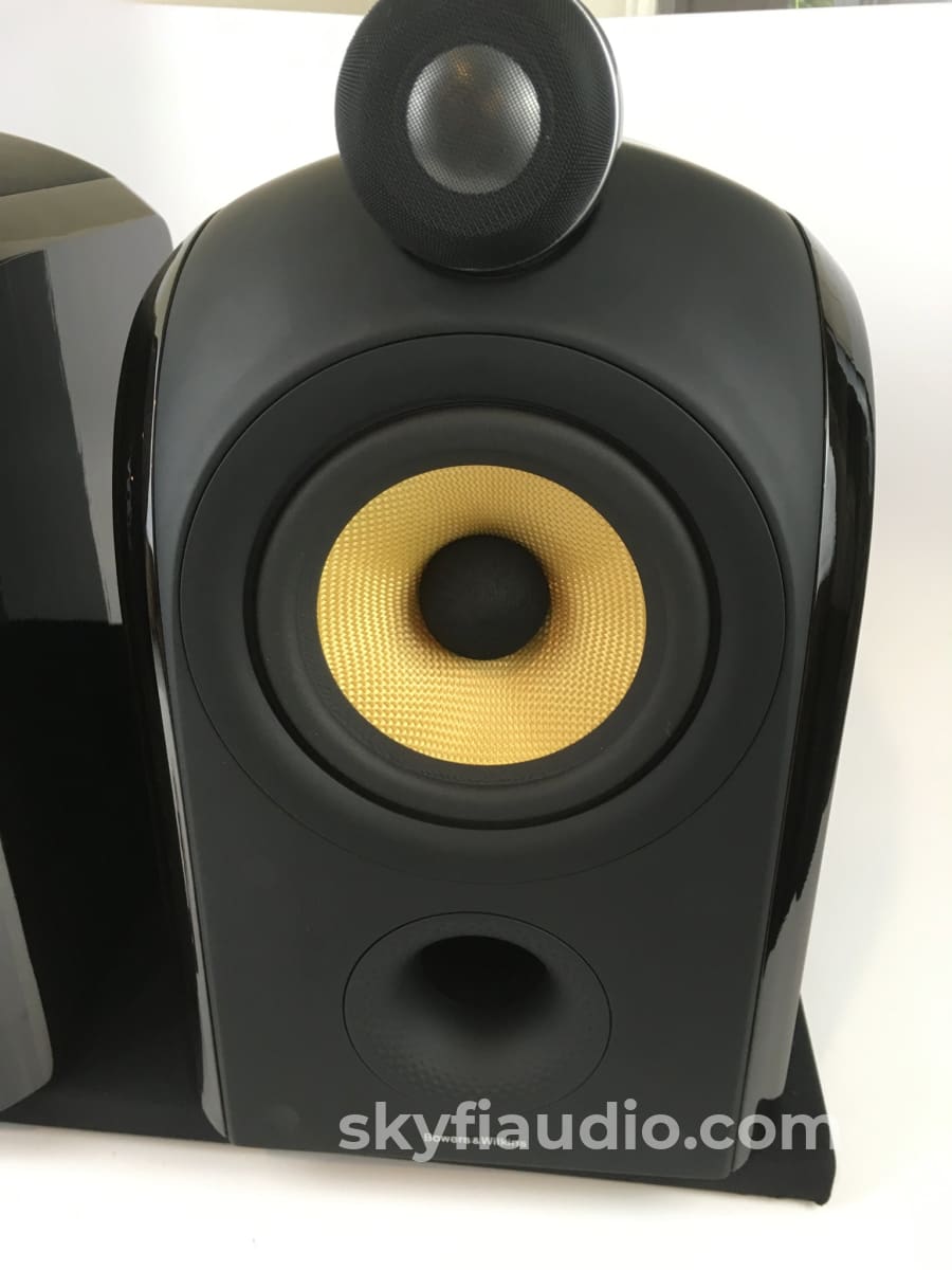 B&W (Bowers & Wilkins) Pm1 Speakers With Matching Stands And Original Box