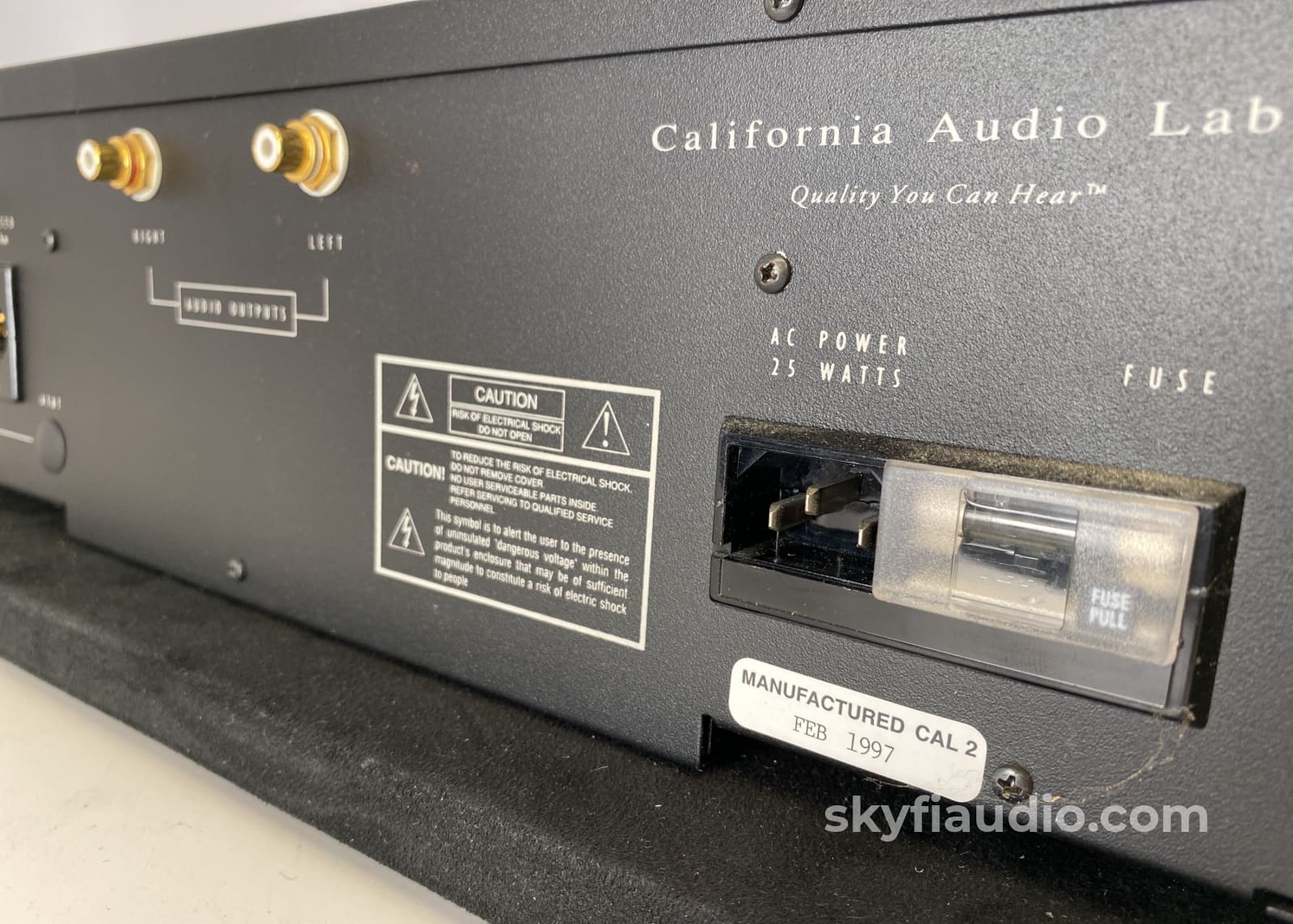 Cal (California Audio Labs) Cl-10 Cd Changer 20-Bit + Hdcd Capable Digital