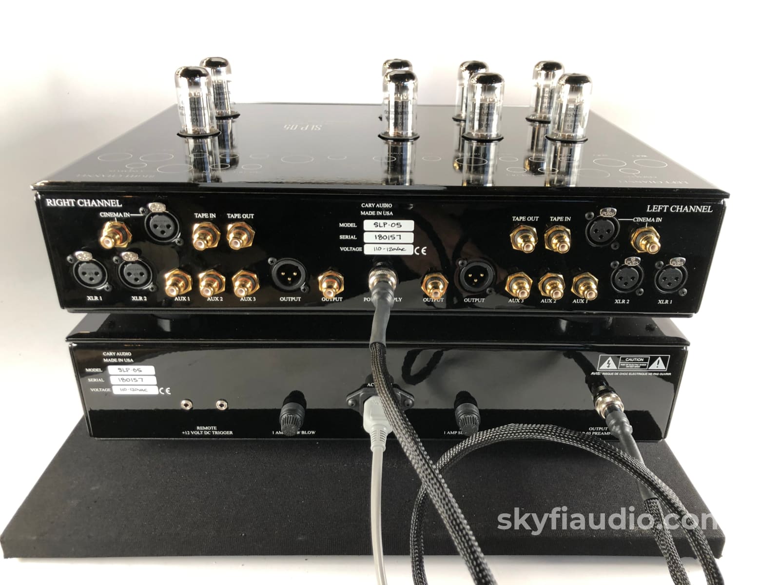 Cary Audio Slp-05 Two Chassis Tube Preamp - Complete And Mint Preamplifier