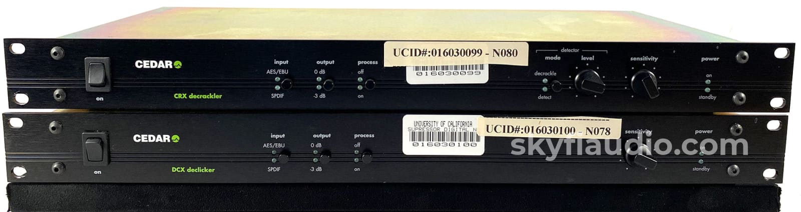 Cedar Audio Dcx Declicker And Crx Decrackler Accessory