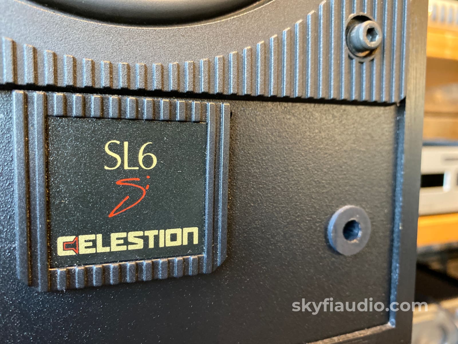 Celestion Sl6Si Vintage Bookshelf Speakers With Matching Stands