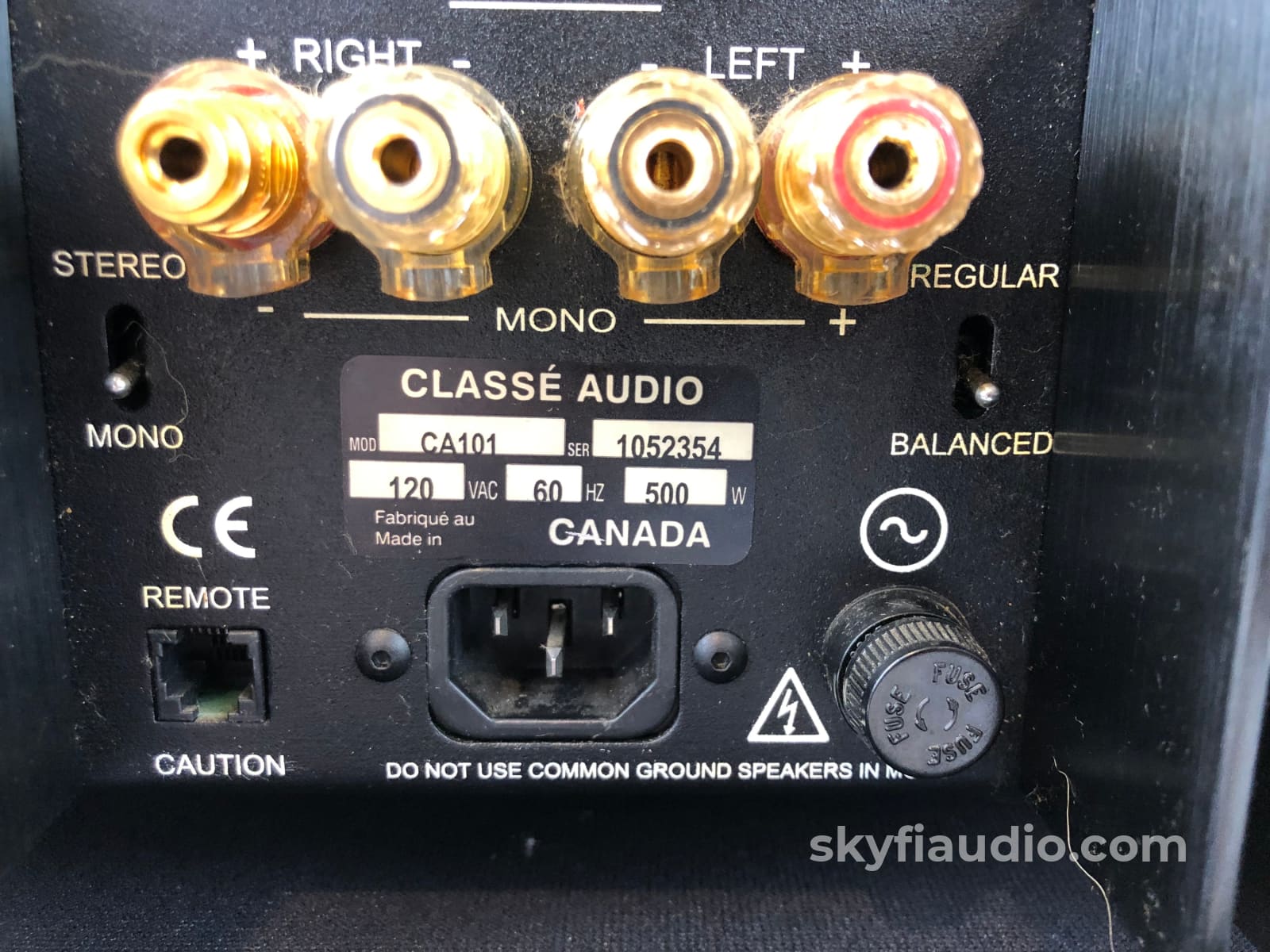 Classe Audio - Ca-101 Solid State Amplifier In Two Tone Finish Fully Tested