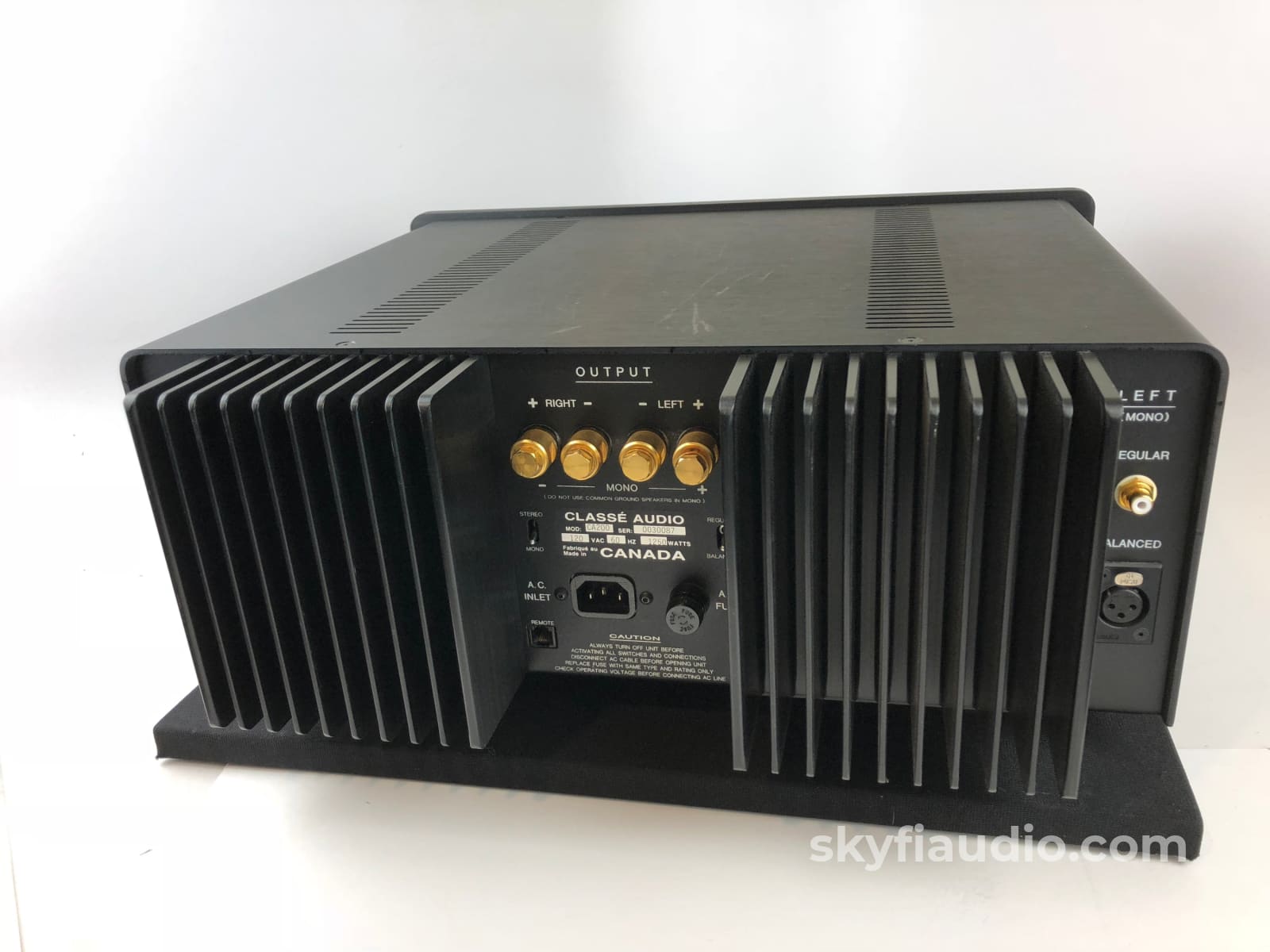 Classe Audio CA-200 Solid State Amplifier, 200W, Made in Canada