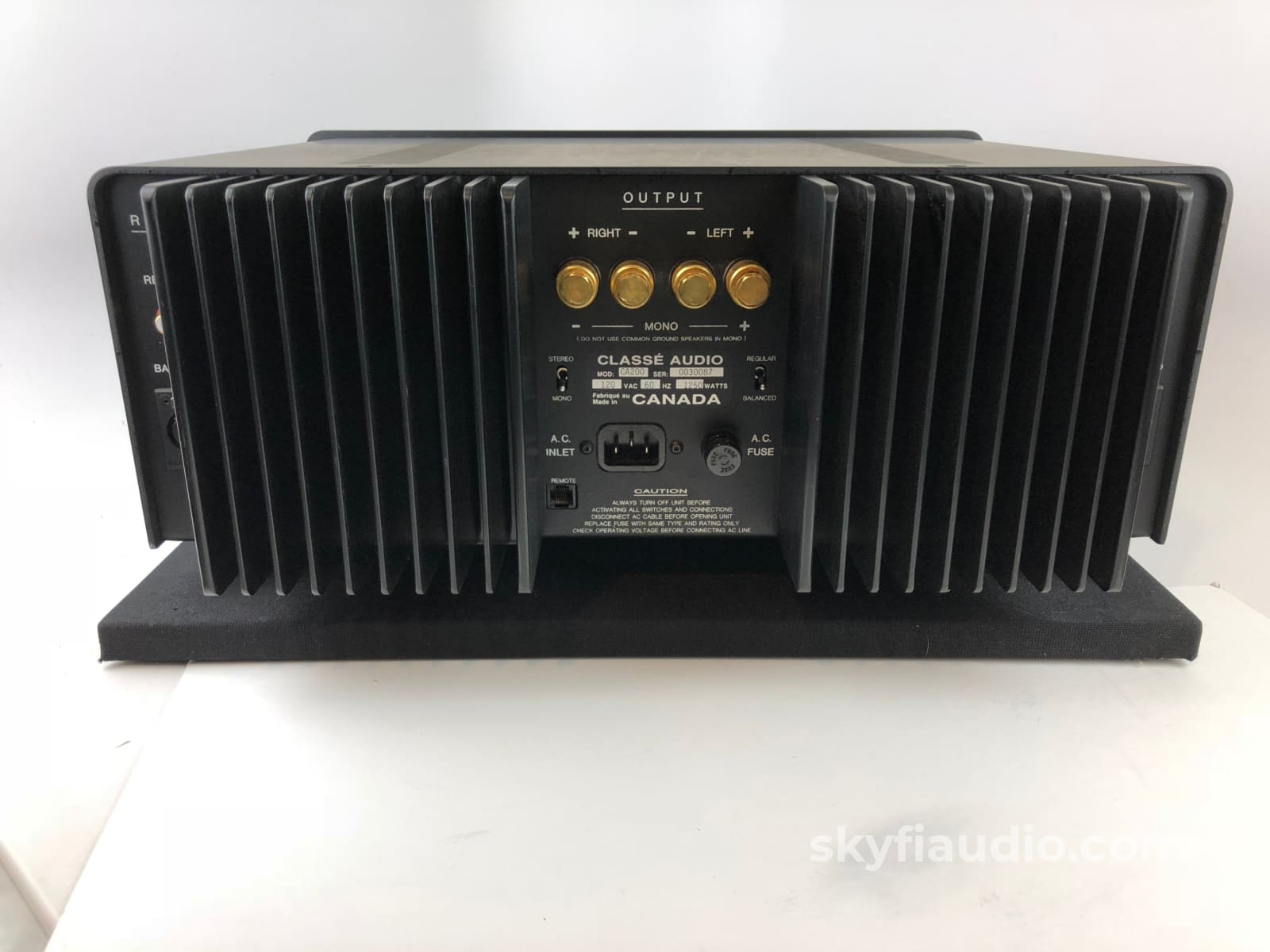 Classe Audio Ca-200 Solid State Amplifier 200W Made In Canada