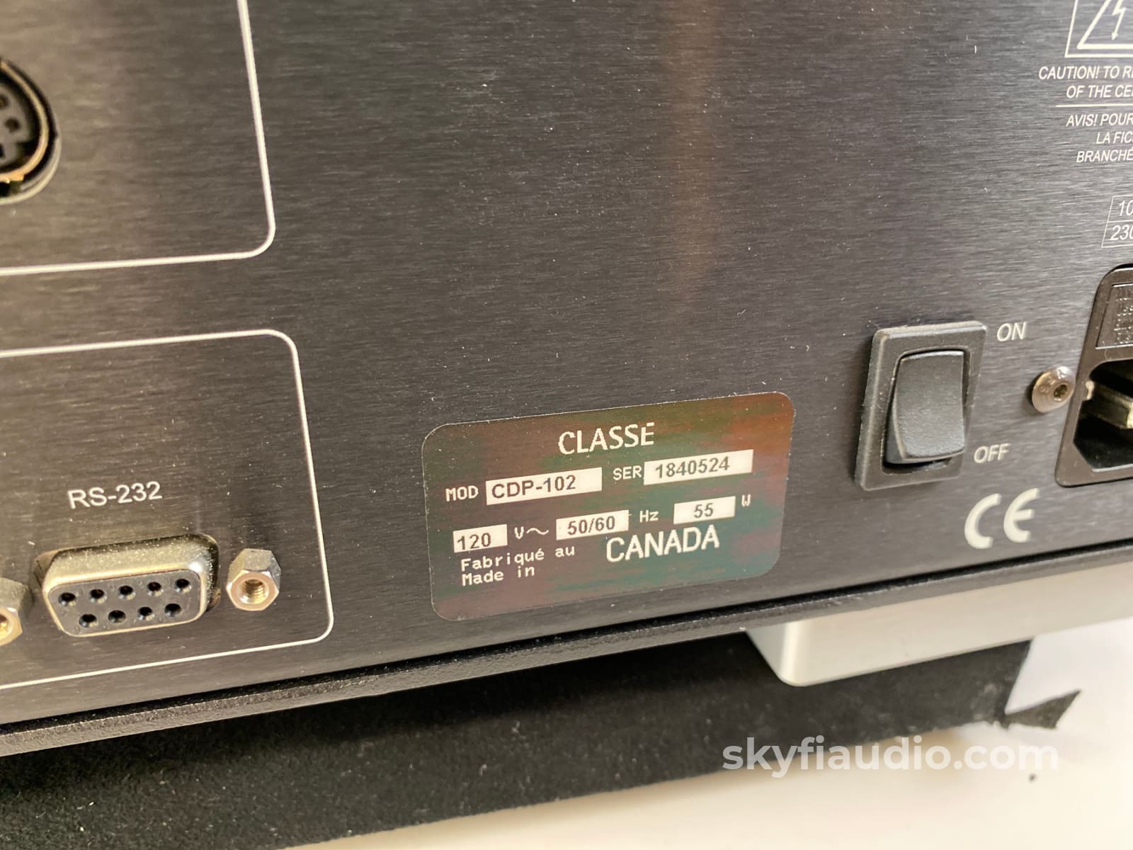 Classe Audio CDP-102 CD Player With Remote