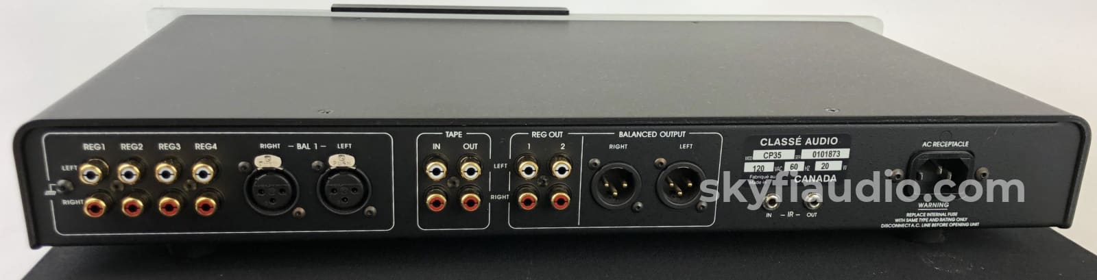 Classe Cp-35 Solid State Preamp - Complete With Box Manual And Remote Preamplifier
