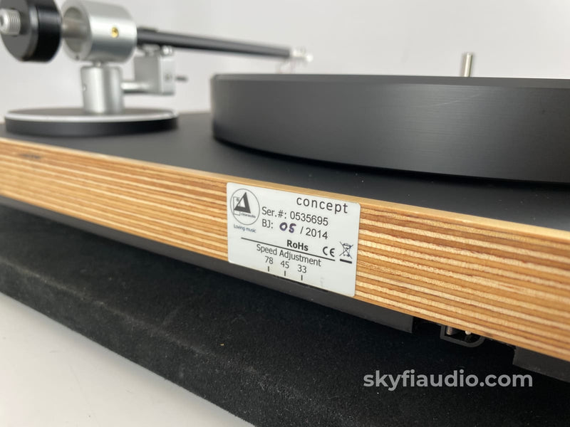 Clearaudio Concept Wood Turntable With New Sumiko Blue Point Special Evo Iii Cartridge