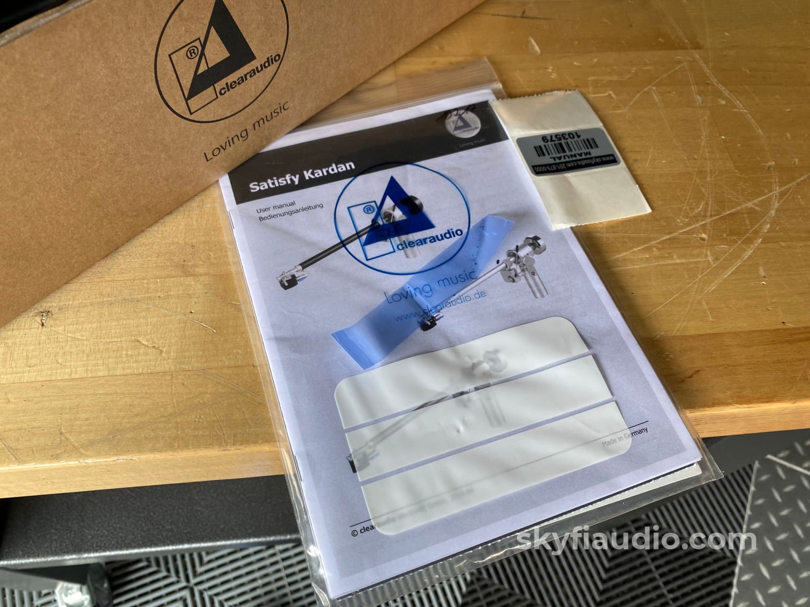 Clearaudio Satisfy Carbon Fiber (Cf) Tonearm - New In Open Box Accessory