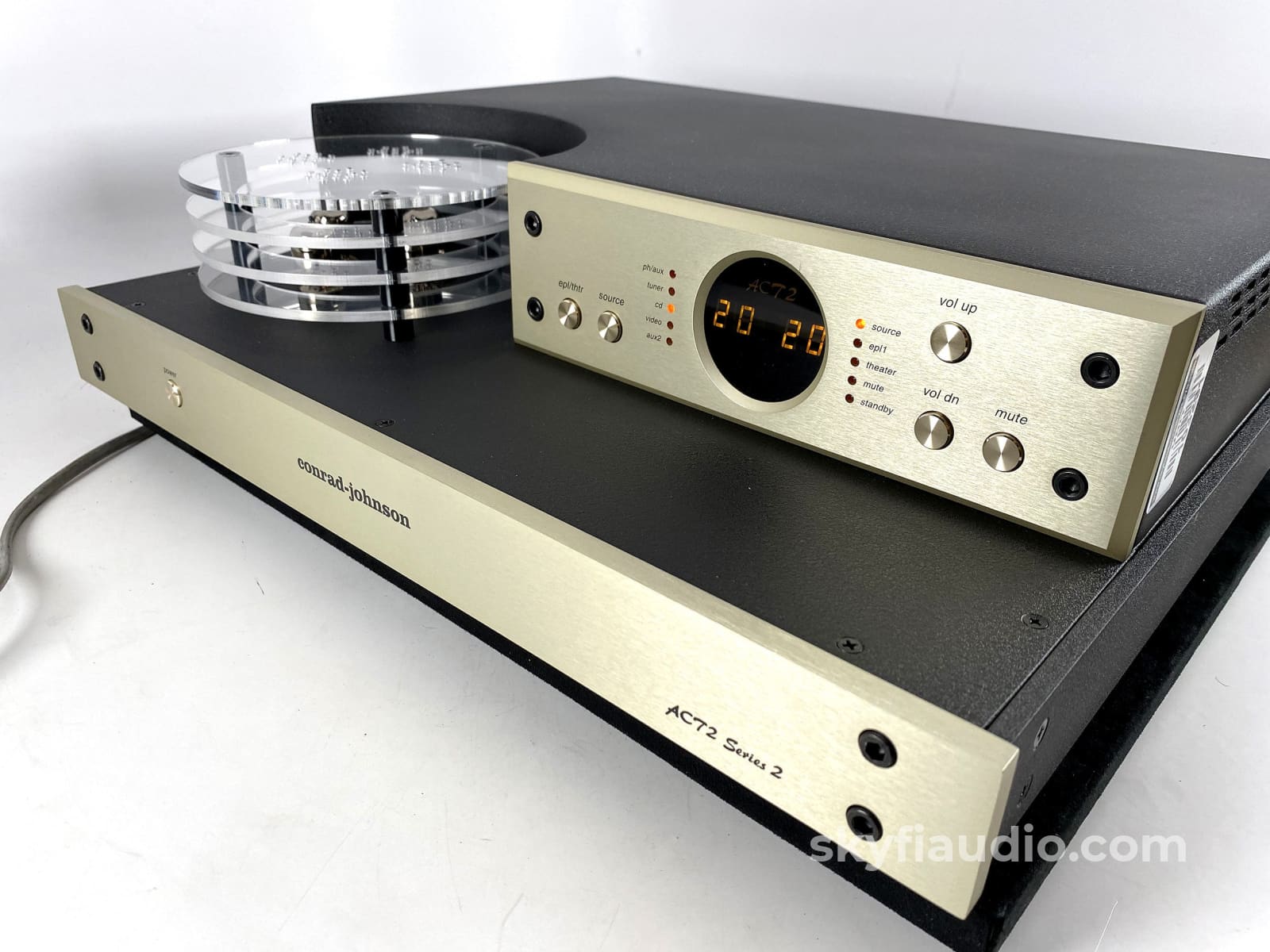 Conrad Johnson Act2 Series 2 Tube Preamplifier Complete Set $16 500 Msrp
