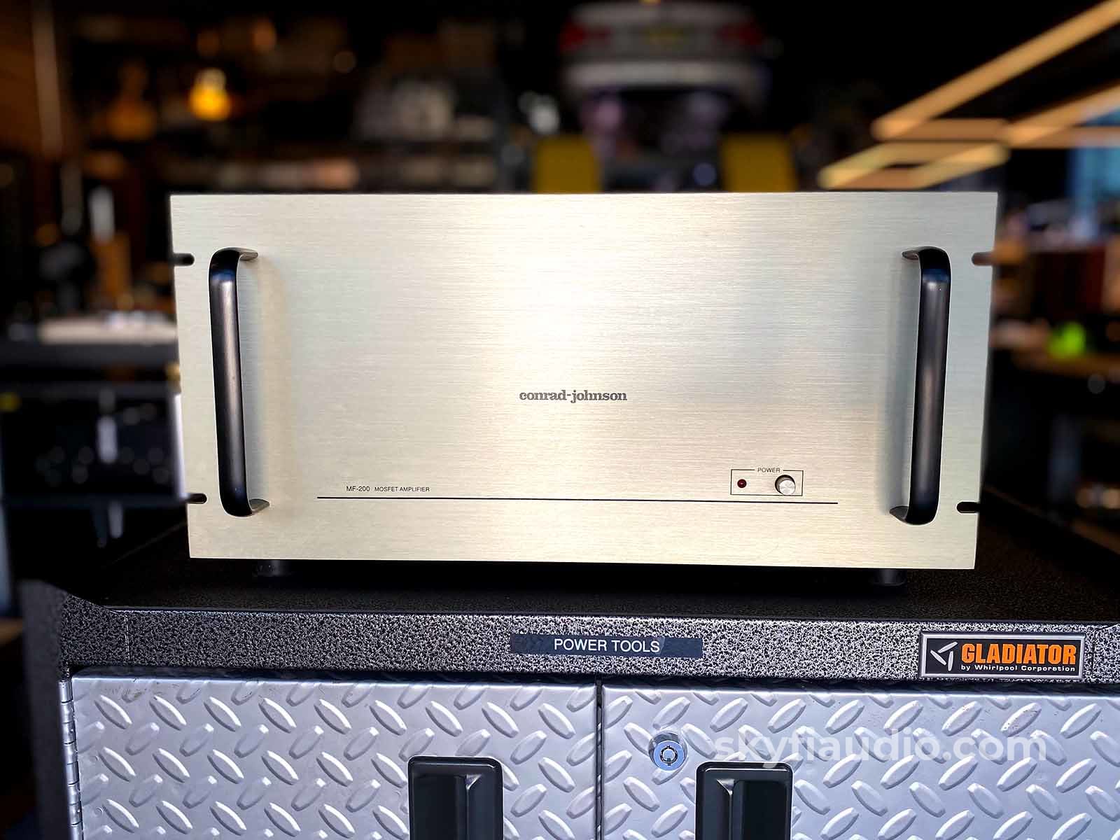 Conrad Johnson Mf-200 Solid State Fet Amplifier - Usa Made