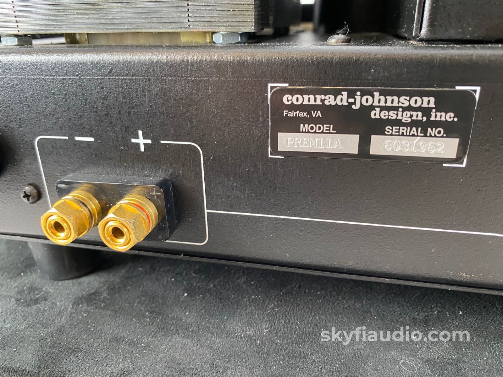Conrad-Johnson Premier Eleven Tube Amplifier Usa Made!