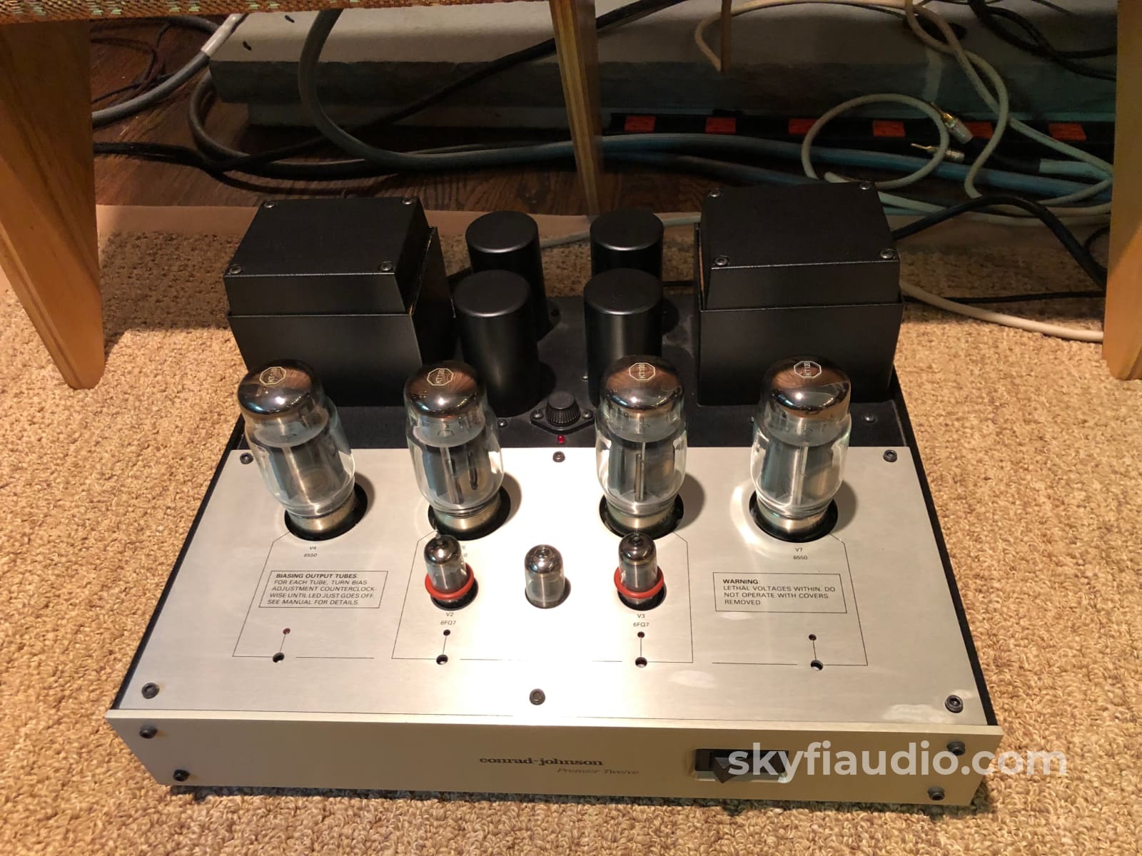 Conrad-Johnson Premier Twelve Tube Monoblock Amplifiers - With C1 Teflon Upgrade And Kt120S