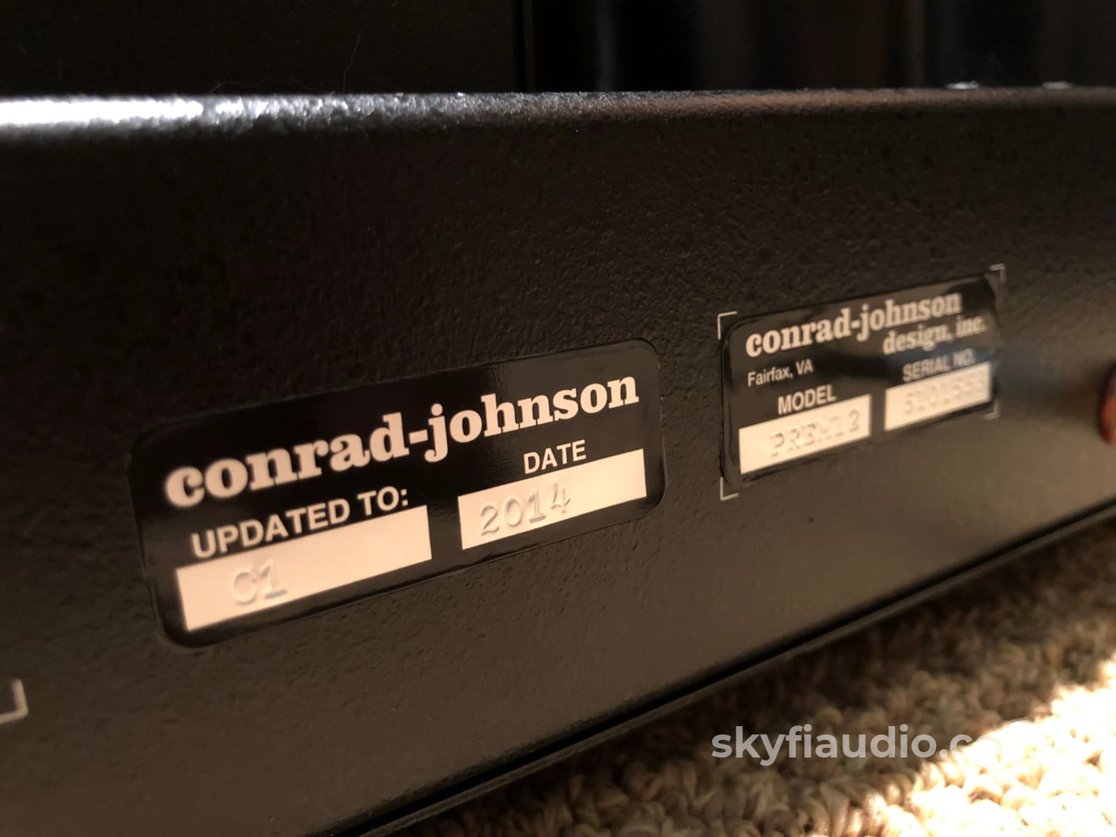 Conrad-Johnson Premier Twelve Tube Monoblock Amplifiers - With C1 Teflon Upgrade And Kt120S