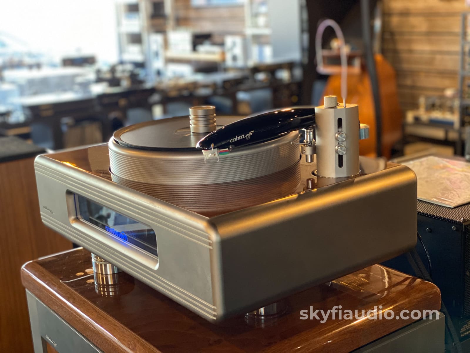 Continuum Audio Labs - Caliburn Turntable With Cobra Arm, Stand, and M