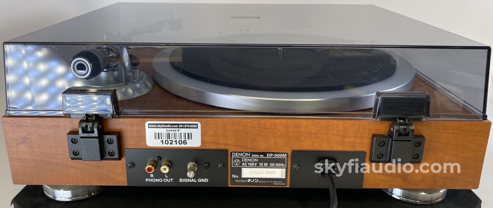 Denon DP-500M Turntable with New Sumiko Cartridge - RARE Japanese Mark