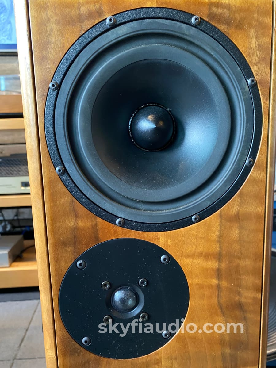 Devore Fidelity Gibbon Super 8 Speakers Gorgeous Walnut Finish Made In Nyc!