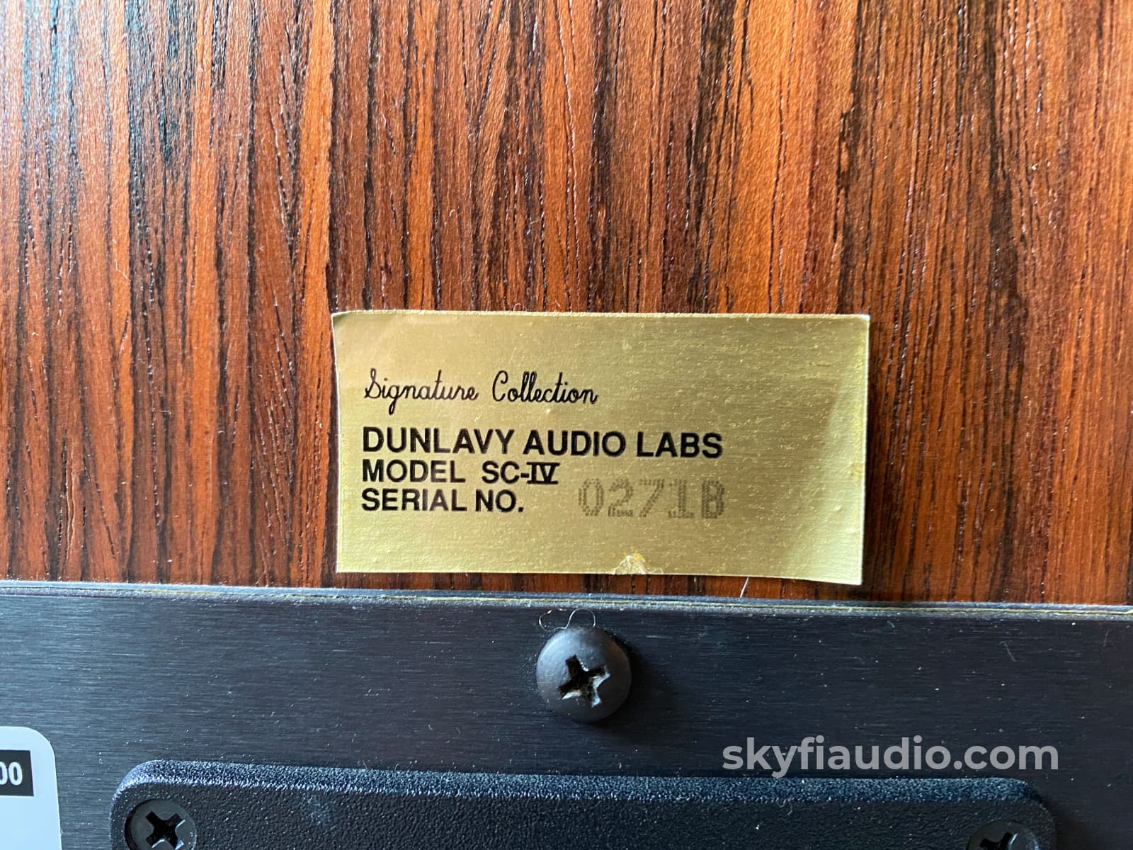 Dunlavy Sc-Iv Signature Speakers - Complete And Near Mint Survivor Set