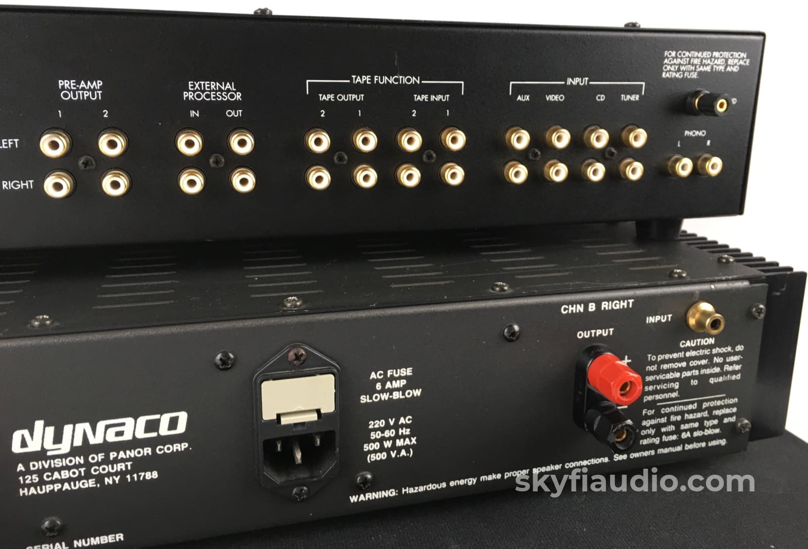 Dynaco Pas-4 Tube Preamp And Stereo 400 Series Ii Solid State Amp Combo Amplifier