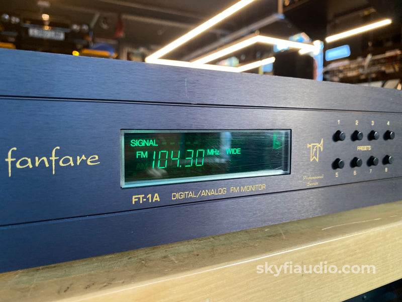 Fanfare Ft-1A Fm Tuner - Stereophile Class A Rated Component