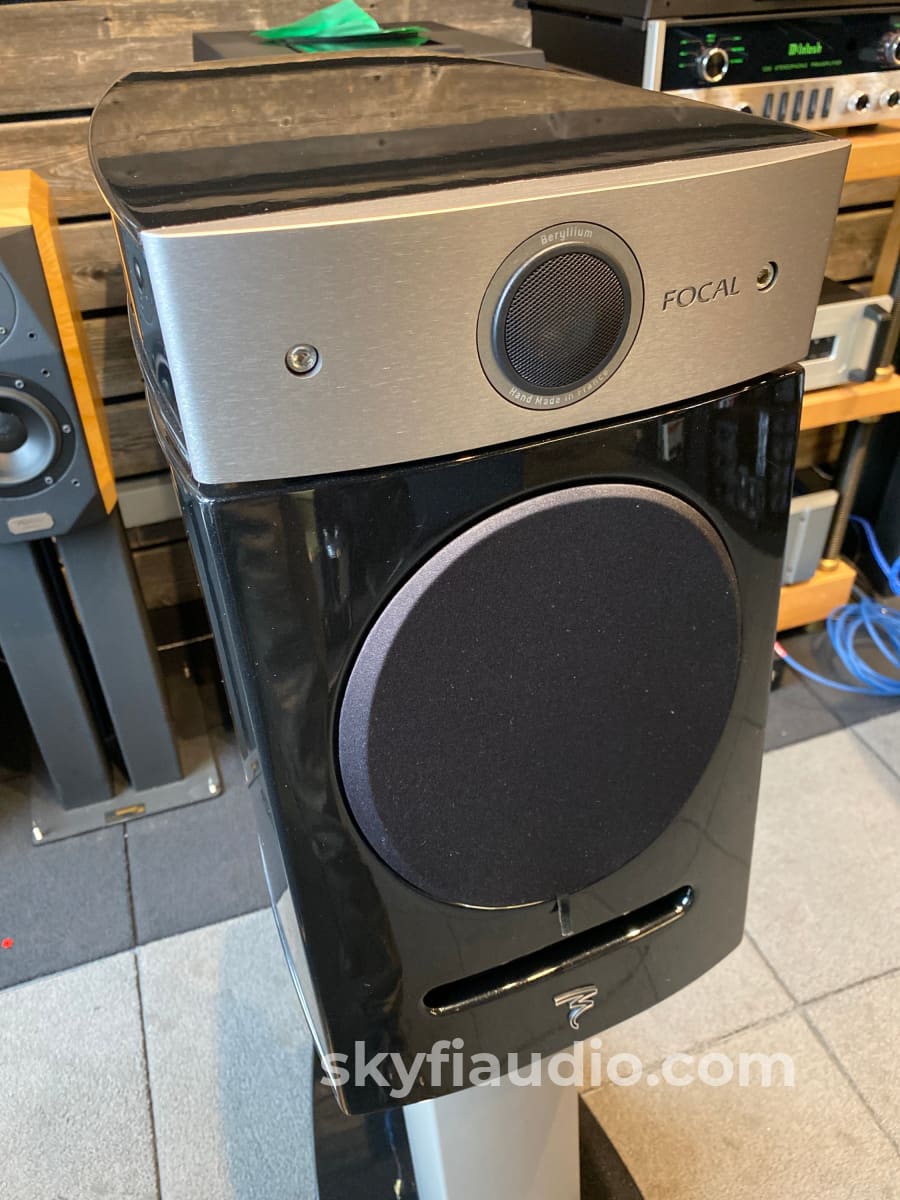 Focal Diablo Utopia Iii Speakers - As New And Complete With Stands