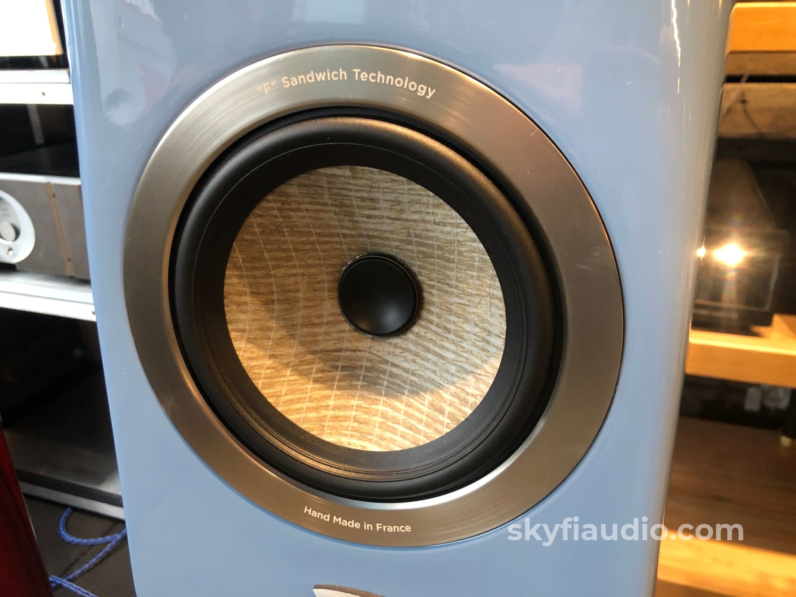 Focal Kanta N°1 High Gloss Speakers With Stands - Rare Gauloise Blue Finish