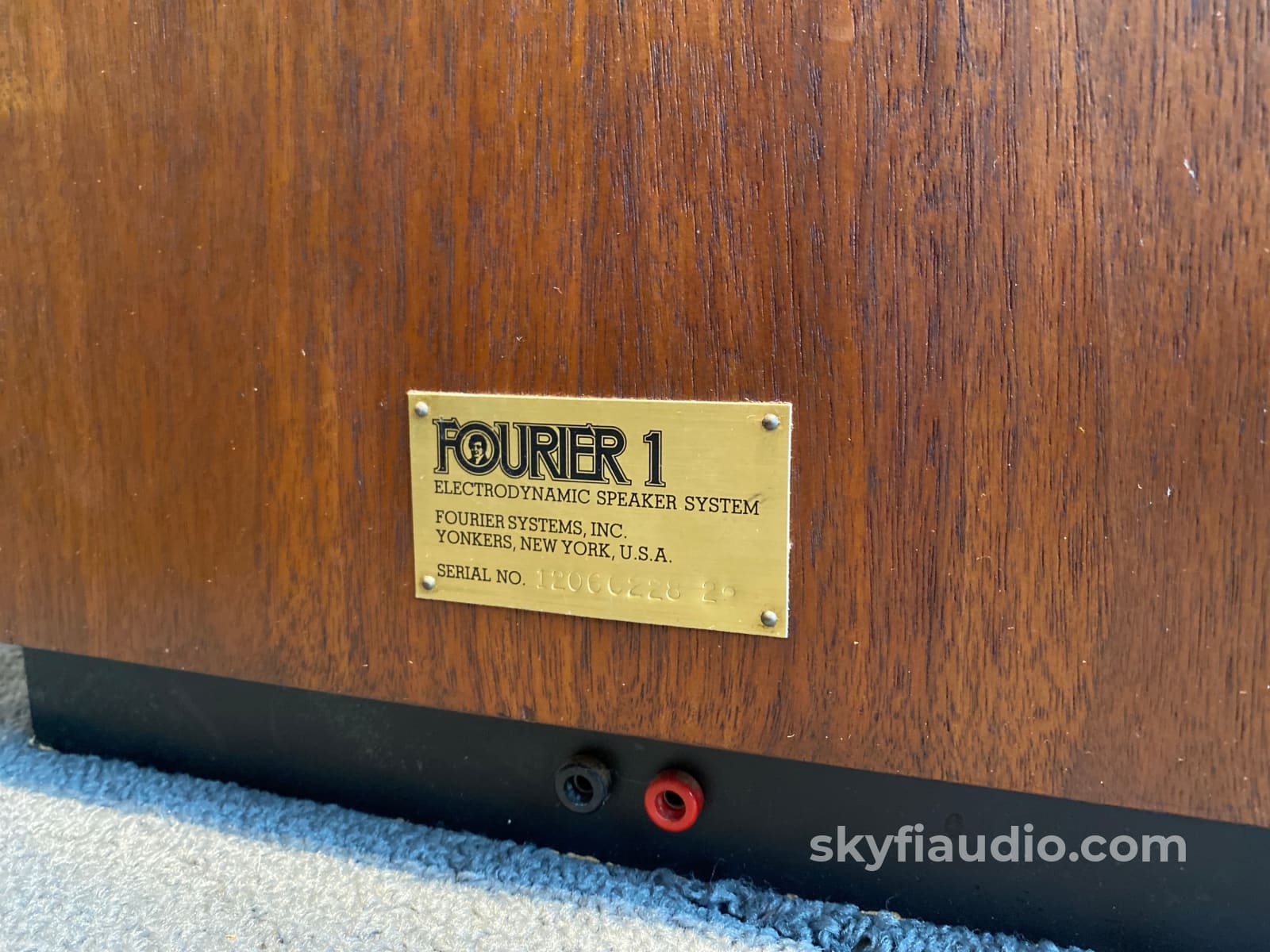 Fourier Model One Speakers - Rare!