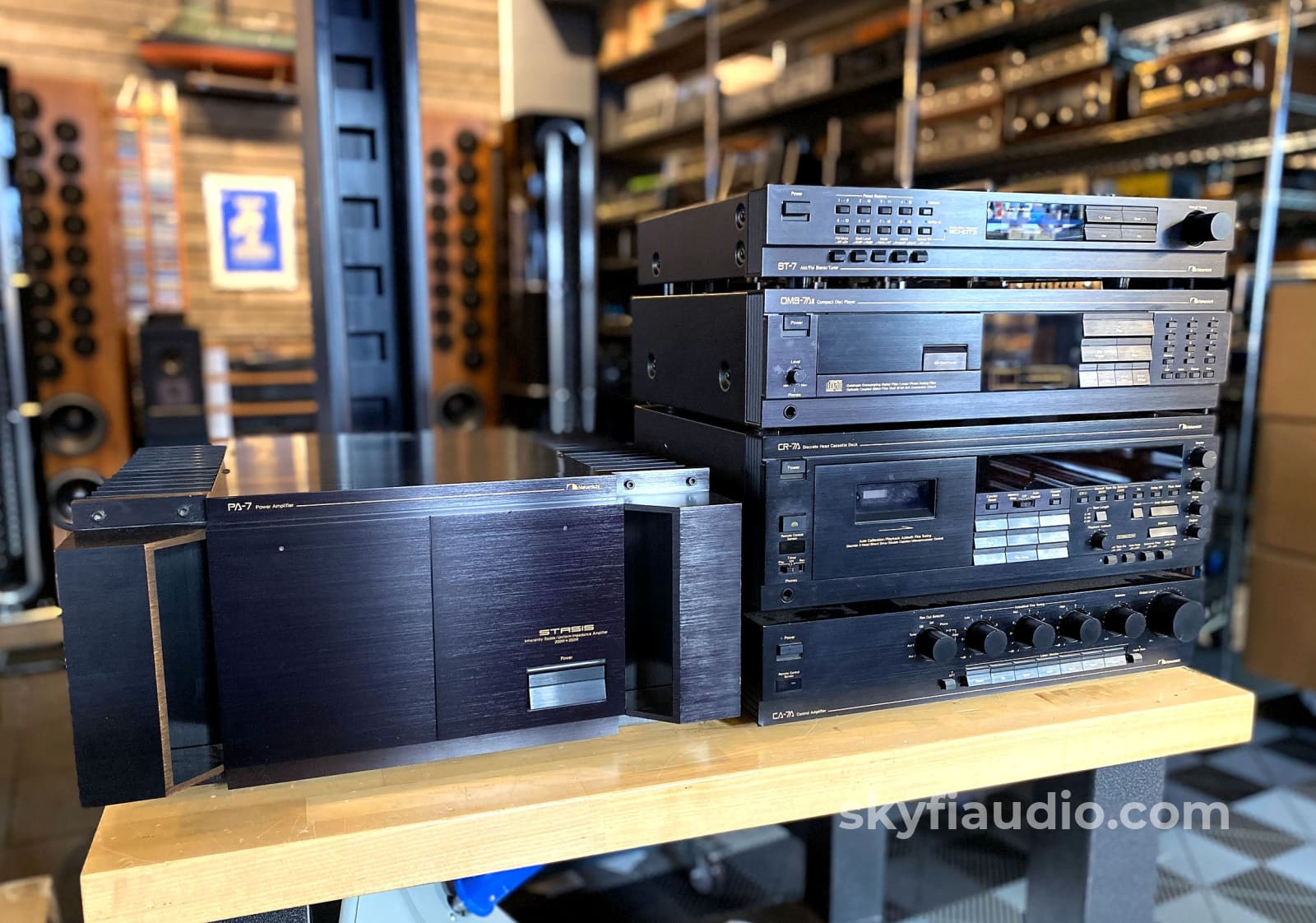 Full Nakamichi System From The Late 1980S! Stasis Pa-7 Amplifier Ca-7A Preamp More