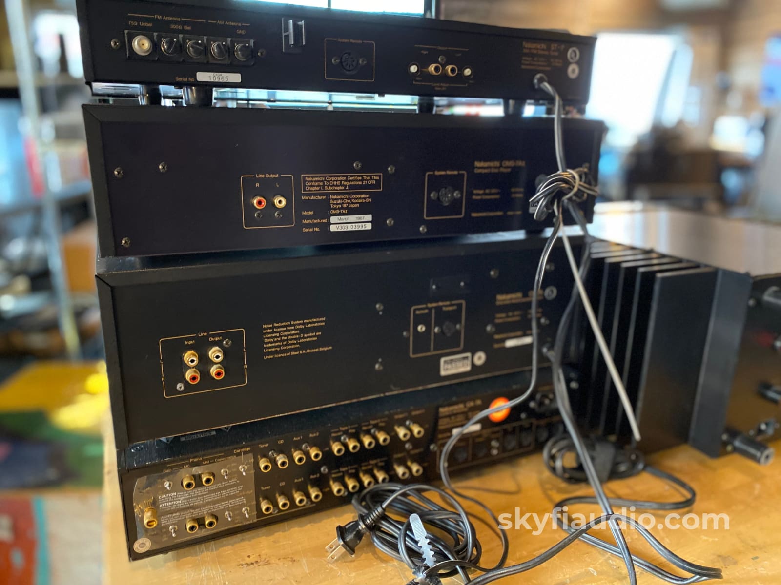 Full Nakamichi System From The Late 1980S! Stasis Pa-7 Amplifier Ca-7A Preamp More