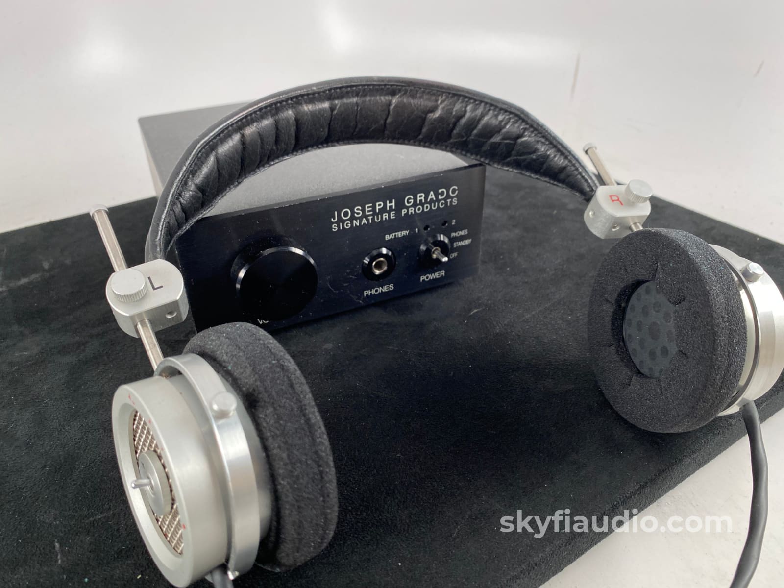 Grado Hp-1 (Hp-1000 Series) Rare And Legendary Vintage Headphones With Hpa-1 Battery Powered