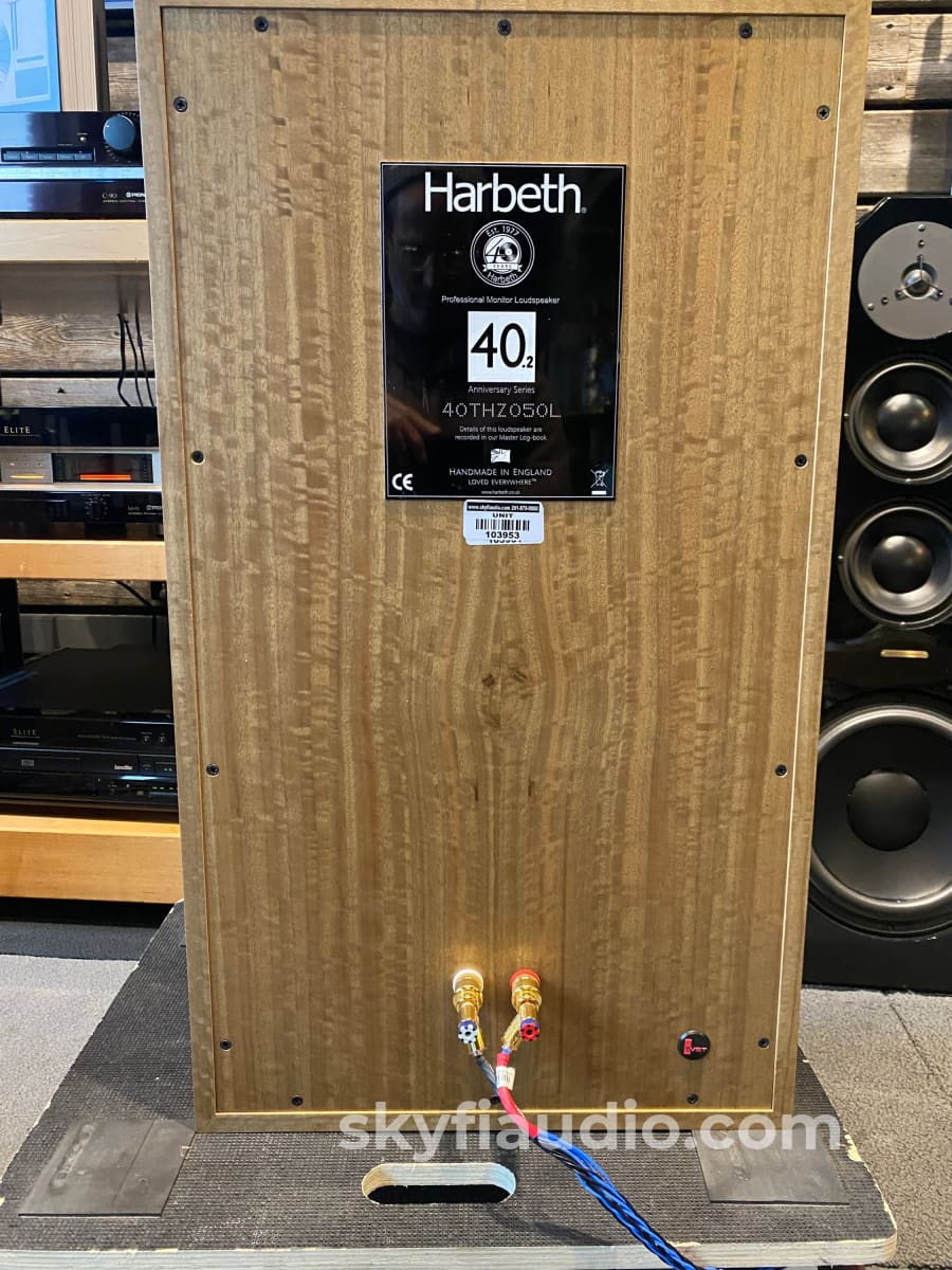 Harbeth 40.2 - 40Th Anniversary Edition Speakers Mint & Complete