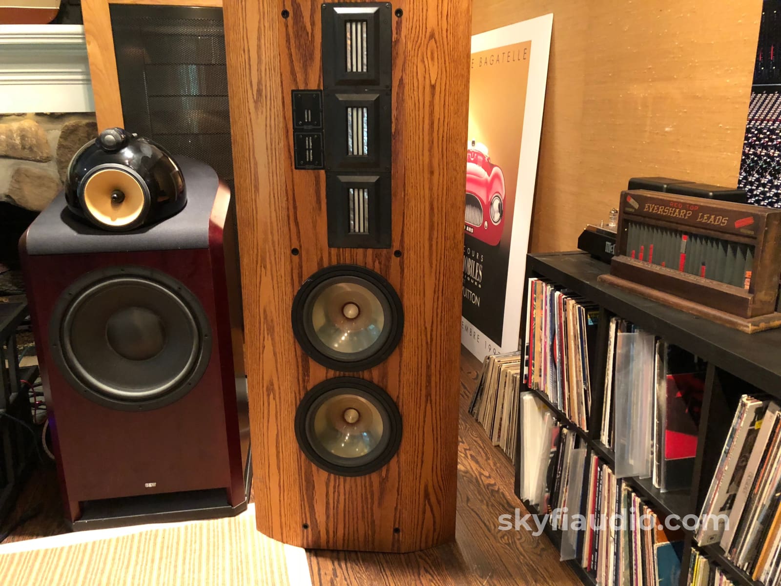 Infinity Reference Standard Rs Ii-B Vintage Ribbon Speakers With Lf Eq Near Perfect