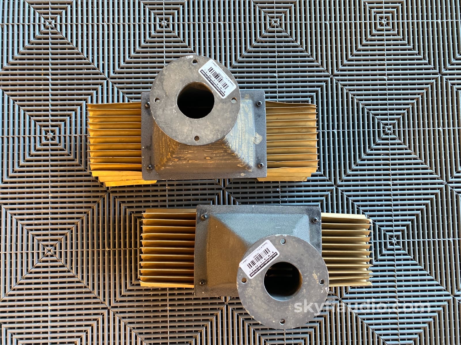 Jbl Gray 2309 Horns W/ Gold 2310 Lenses - Pair Speakers
